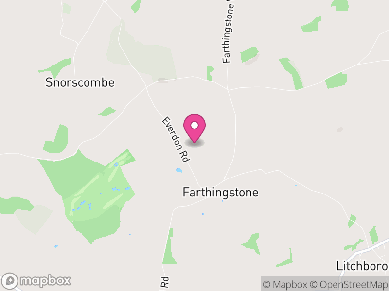 Map of Farthingstone, West Northamptonshire