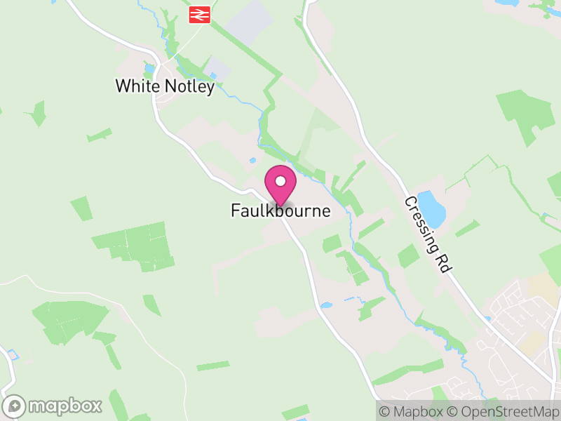 Map of Faulkbourne, Braintree