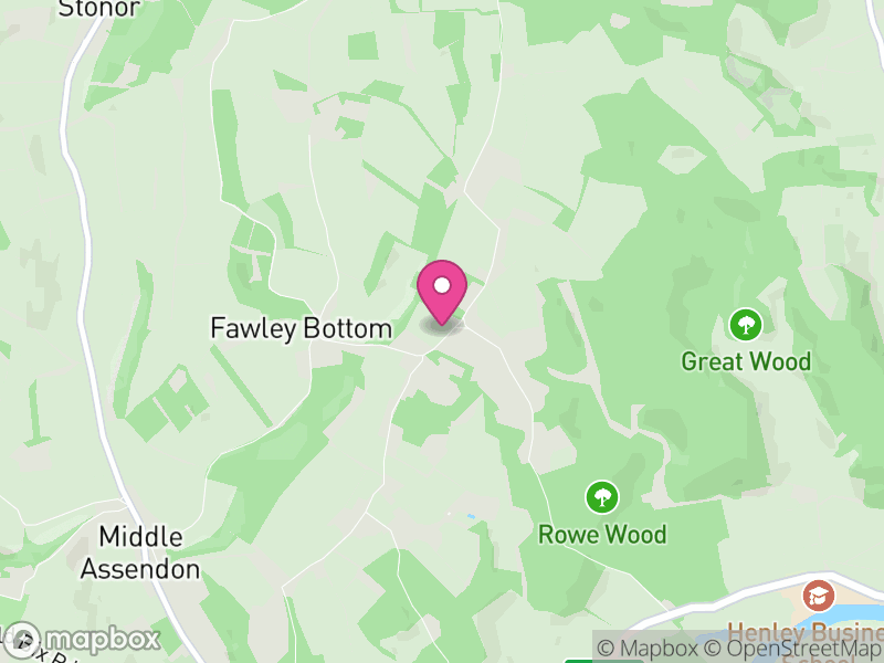 Map of Fawley, Buckinghamshire