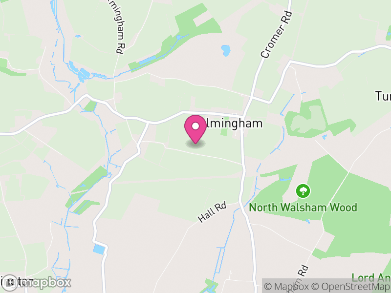 Map of Felmingham, North Norfolk