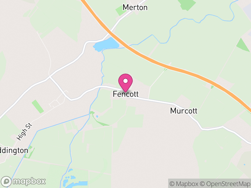 Map of Fencott and Murcott, Cherwell
