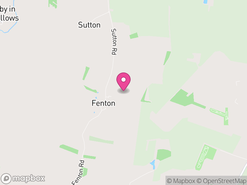 Map of Fenton, South Kesteven