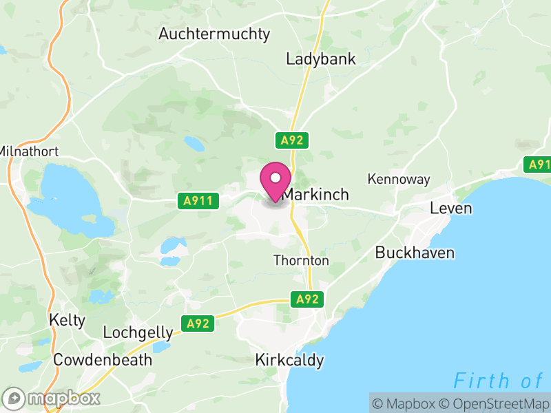 Map of Fife, Scotland