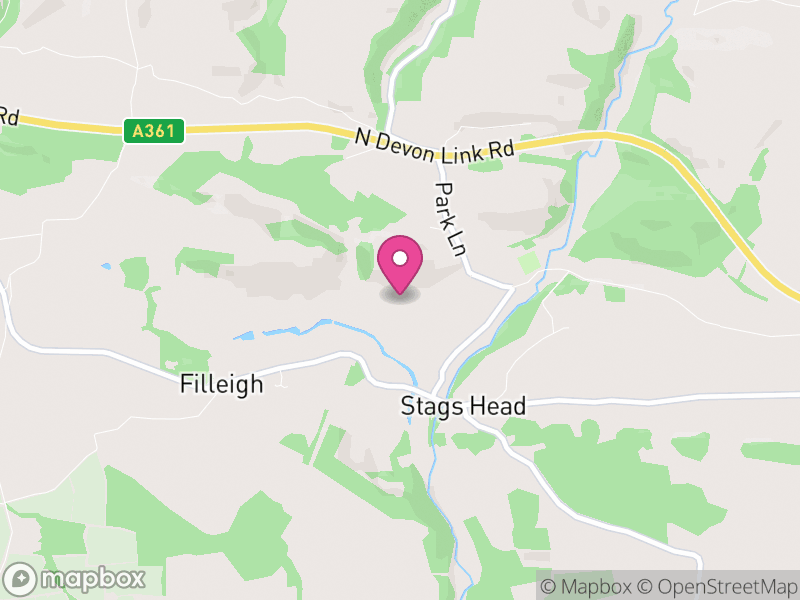 Map of Filleigh, North Devon