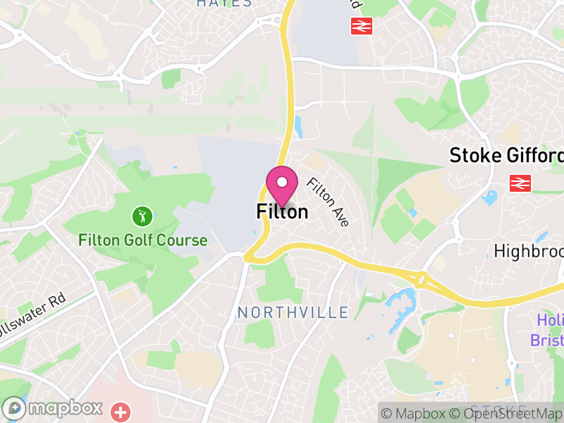 Map of Filton, South Gloucestershire