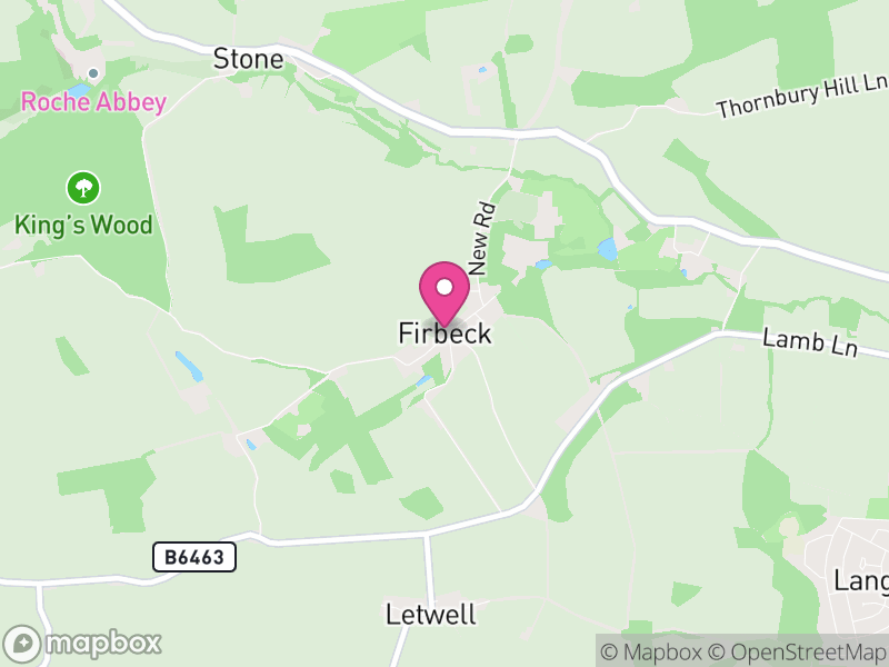 Map of Firbeck, Rotherham