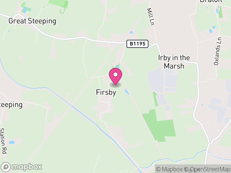 Map of Firsby, East Lindsey