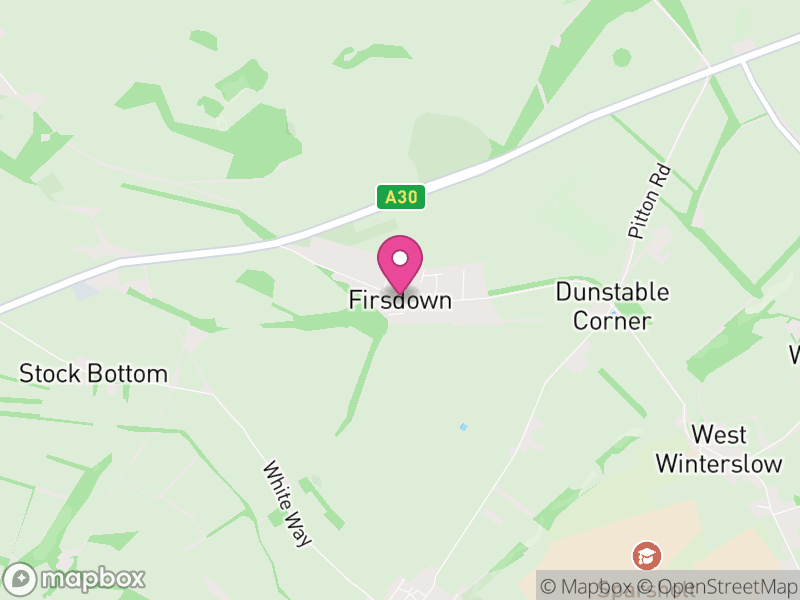 Map of Firsdown, Wiltshire