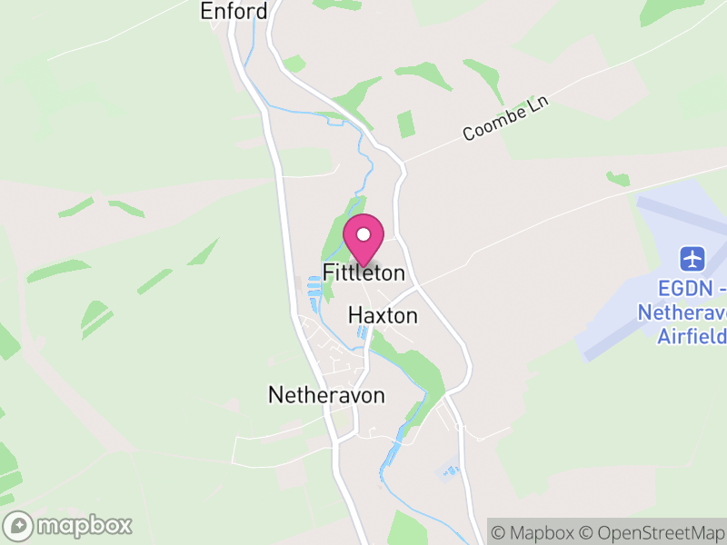 Map of Fittleton, Wiltshire