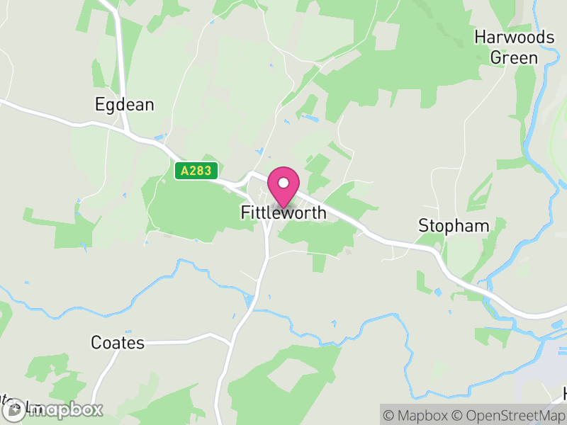 Map of Fittleworth, Chichester