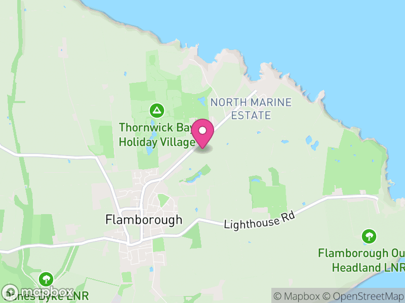 Map of Flamborough, East Riding of Yorkshire