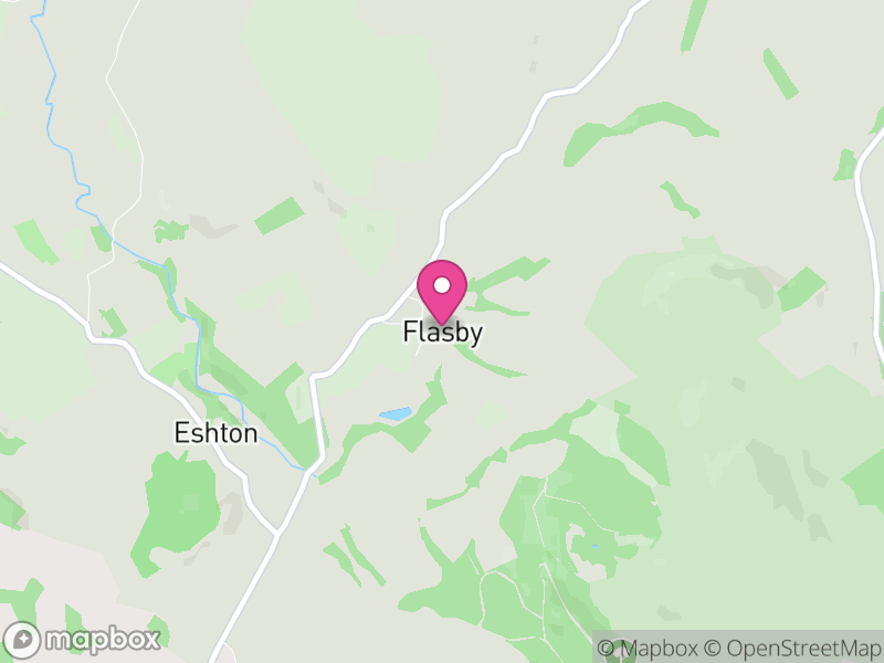 Map of Flasby with Winterburn, North Yorkshire