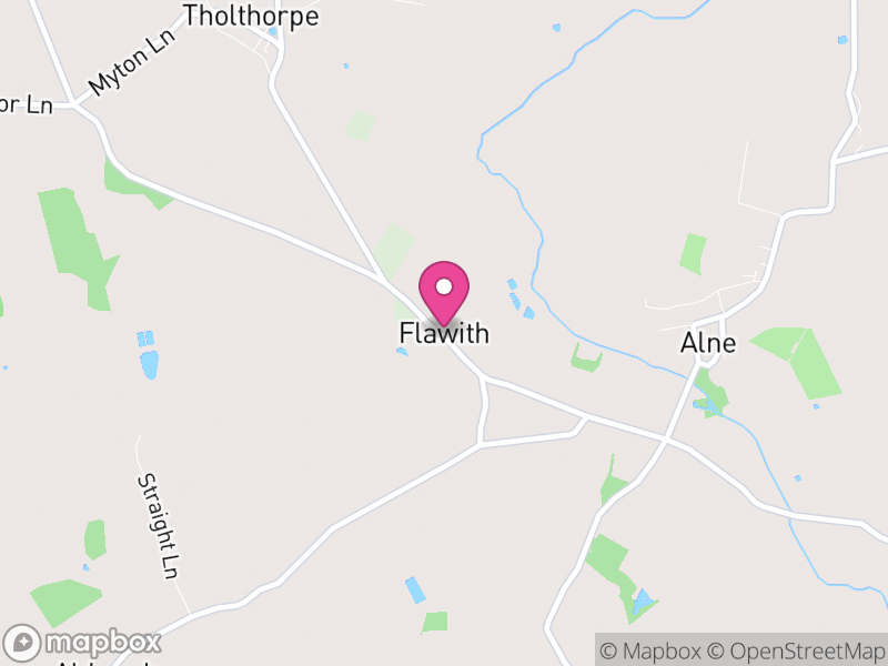Map of Flawith, North Yorkshire