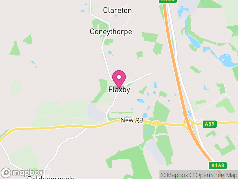 Map of Flaxby, North Yorkshire