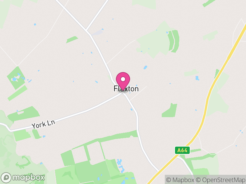 Map of Flaxton, North Yorkshire