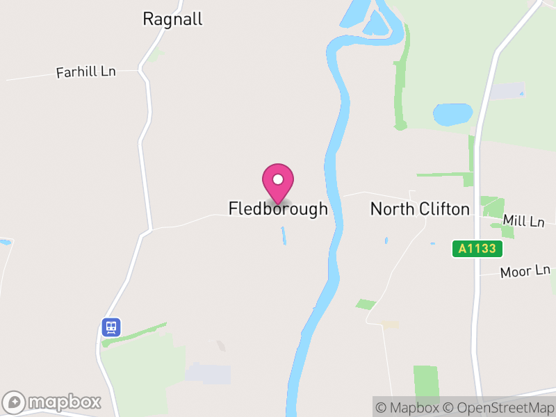 Map of Fledborough, Bassetlaw