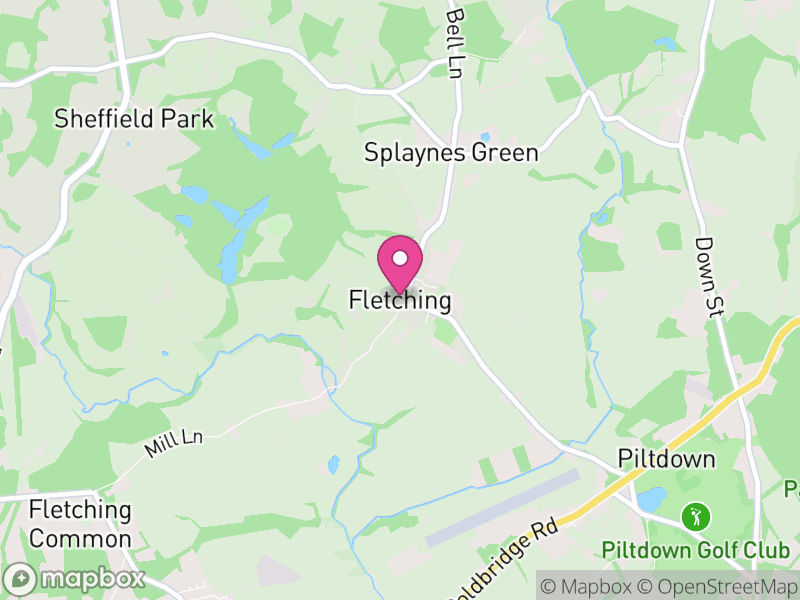 Map of Fletching, Wealden
