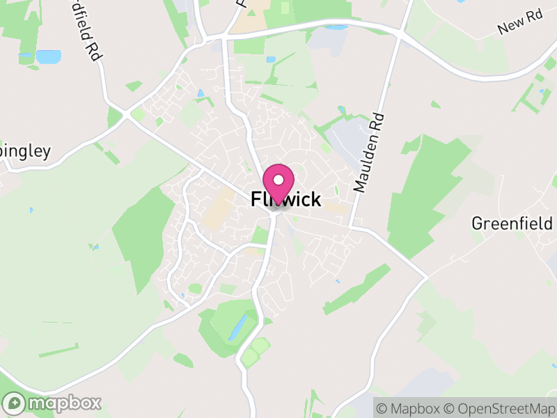 Map of Flitwick, Central Bedfordshire