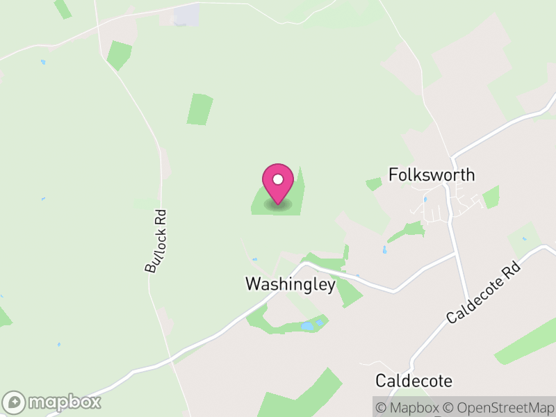 Map of Folksworth and Washingley, Huntingdonshire