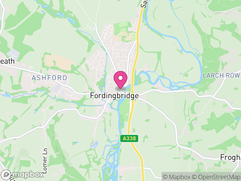 Map of Fordingbridge, New Forest