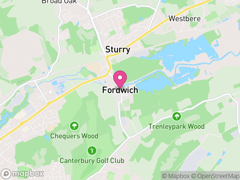 Map of Fordwich, Canterbury