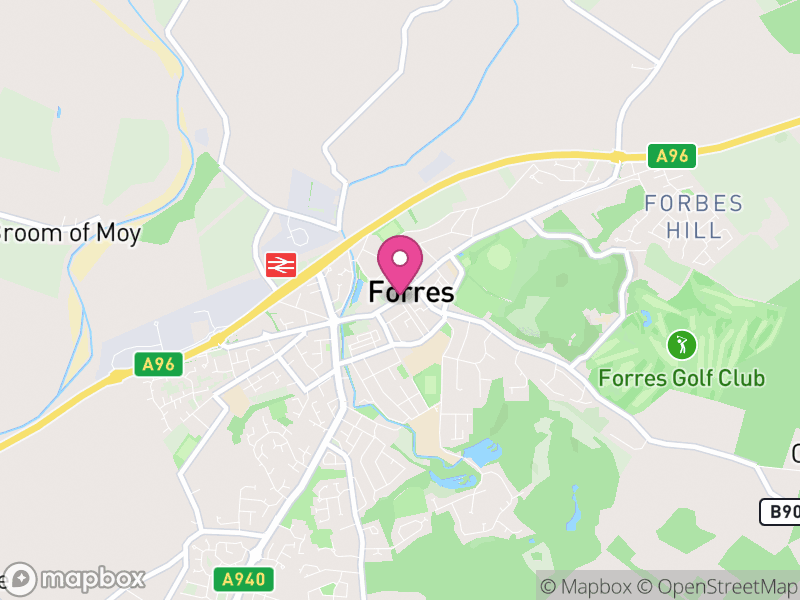 Map of Forres