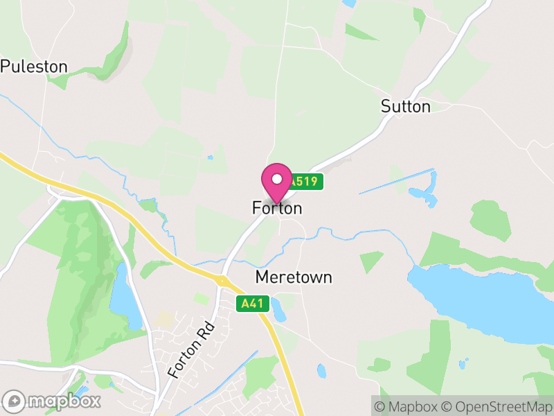 Map of Forton, Stafford