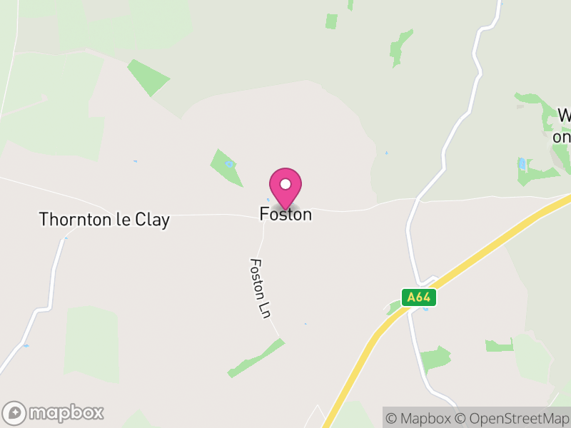 Map of Foston, North Yorkshire