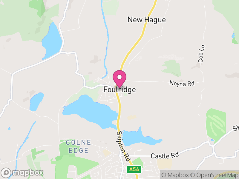 Map of Foulridge, Pendle