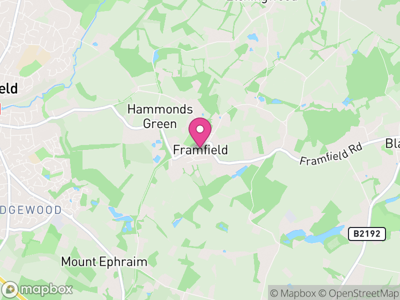 Map of Framfield, Wealden