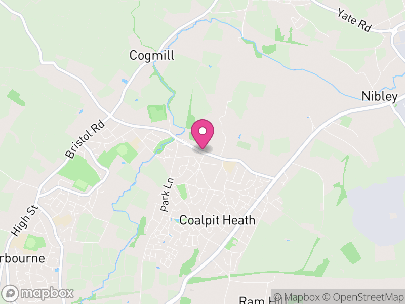 Map of Frampton Cotterell, South Gloucestershire