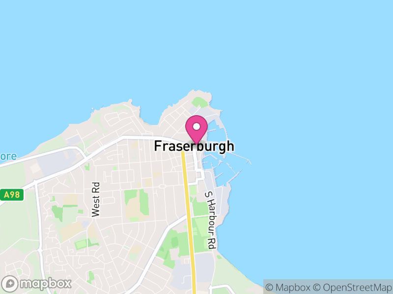 Map of Fraserburgh