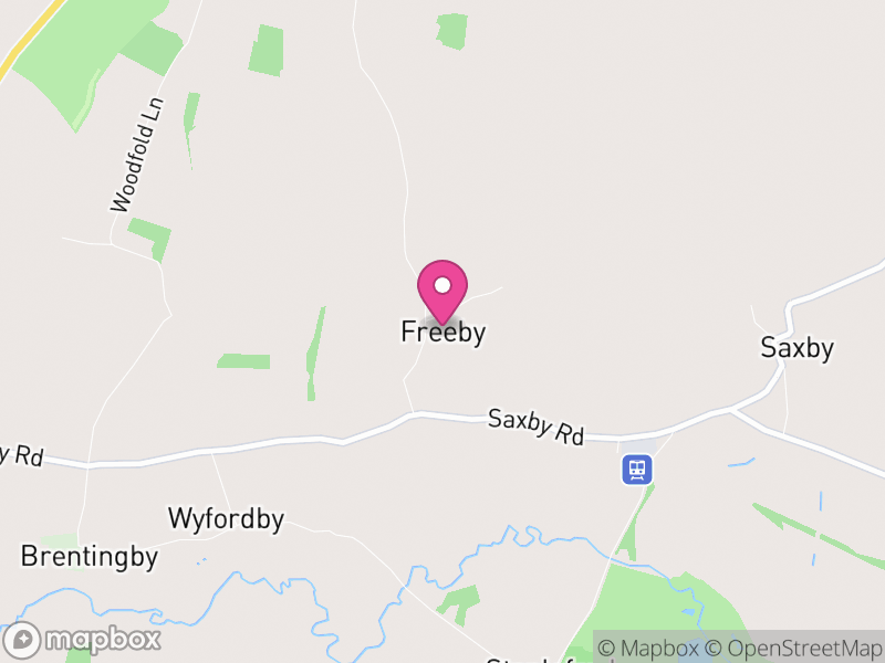 Map of Freeby, Melton
