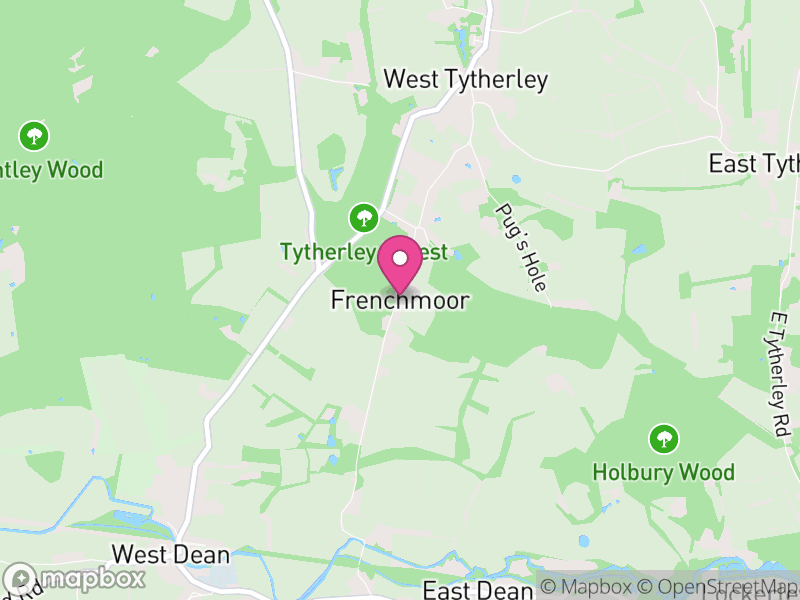 Map of Frenchmoor, Test Valley