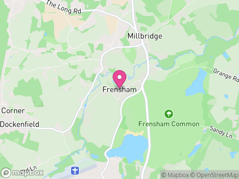 Map of Frensham, Waverley