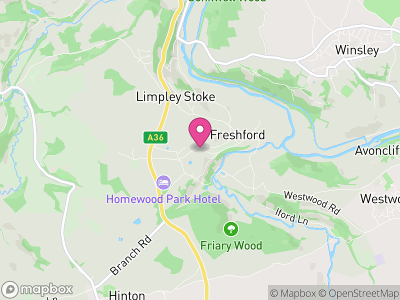 Map of Freshford, Bath and North East Somerset