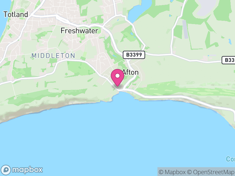 Map of Freshwater, Isle of Wight