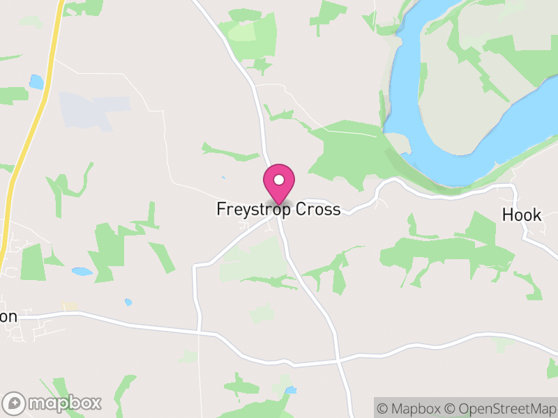Map of Freystrop, Pembrokeshire