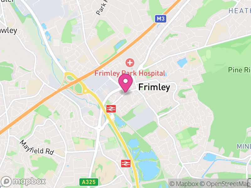 Map of Frimley