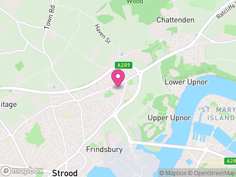 Map of Frindsbury Extra, Medway