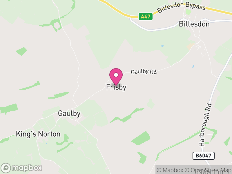 Map of Frisby, Harborough