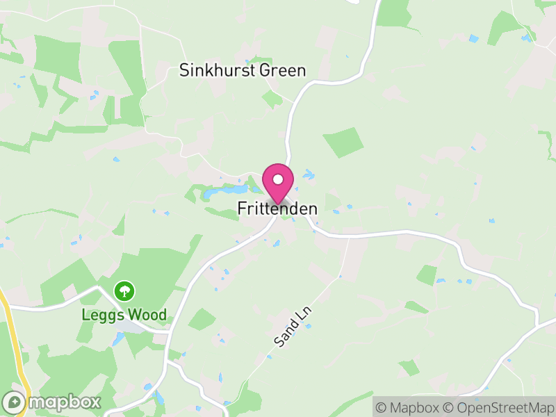 Map of Frittenden, Tunbridge Wells