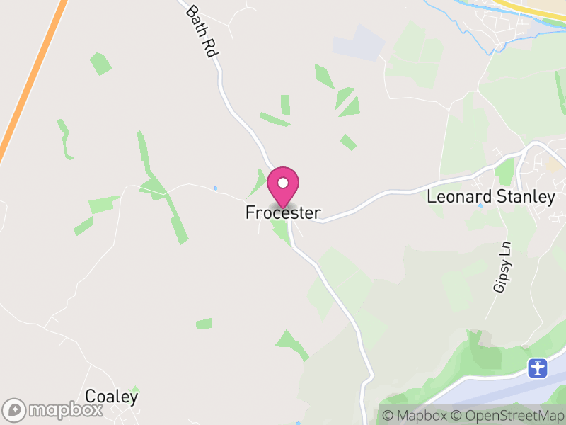 Map of Frocester, Stroud