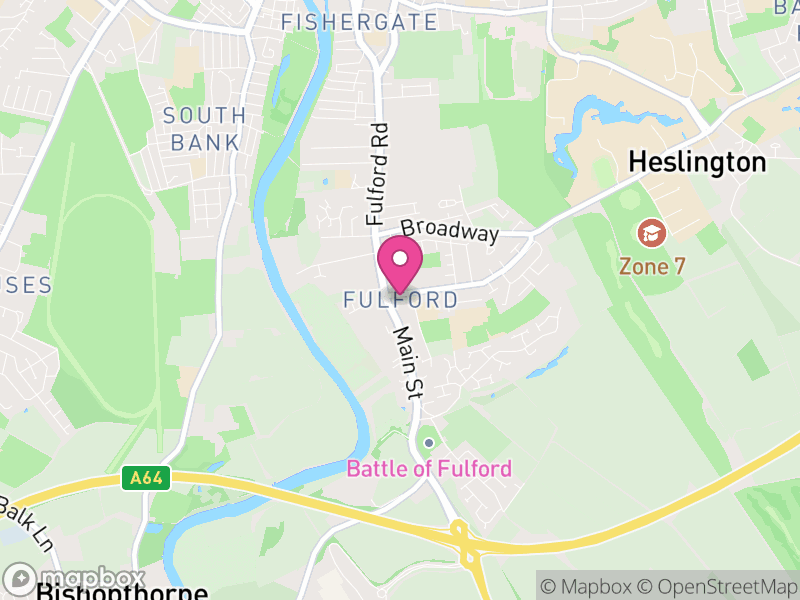 Map of Fulford, York