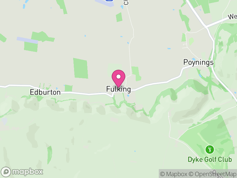 Map of Fulking, Mid Sussex