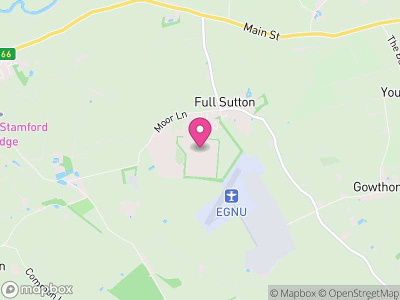 Map of Full Sutton, East Riding of Yorkshire