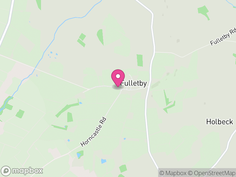 Map of Fulletby, East Lindsey