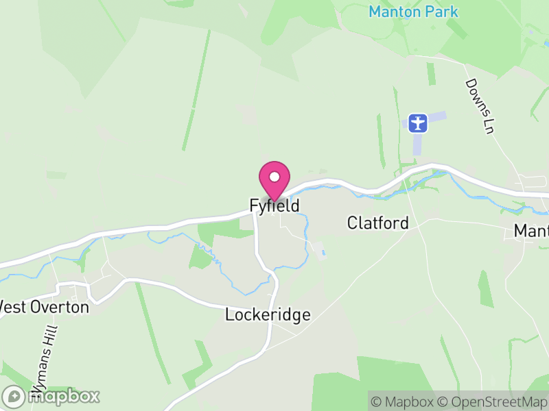 Map of Fyfield, Wiltshire