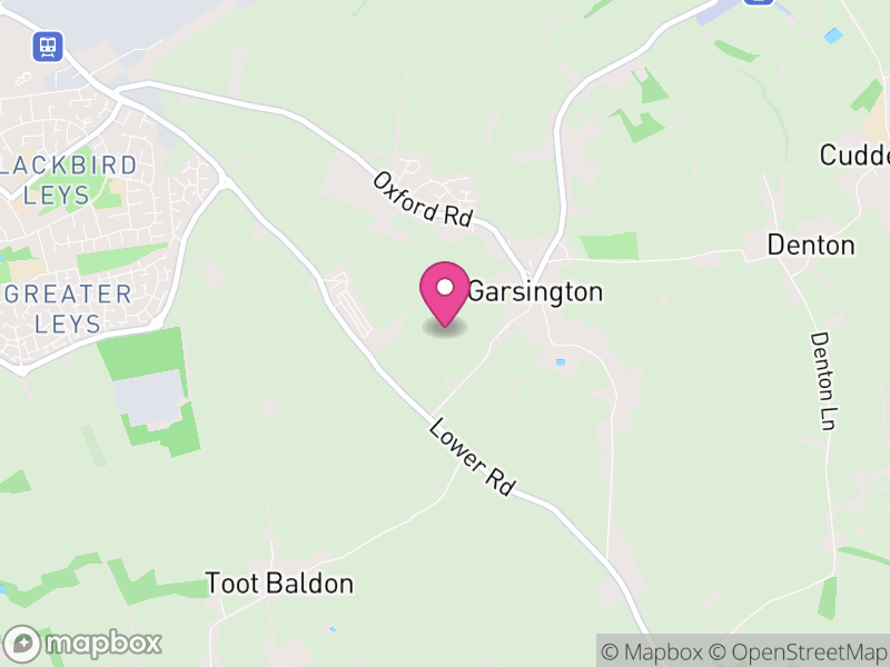 Map of Garsington, South Oxfordshire