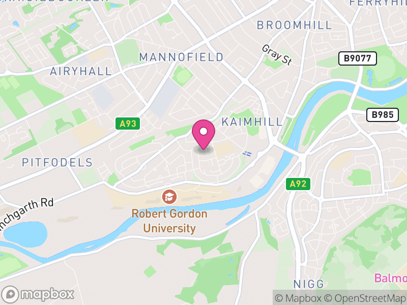 Map of Garthdee, Aberdeen